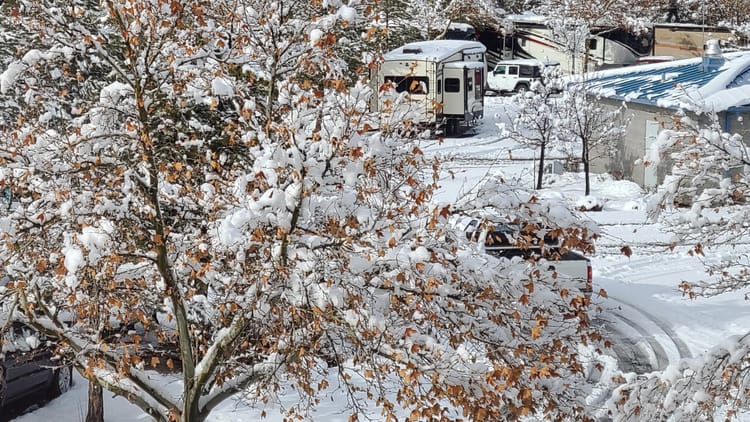 rving in cold weather